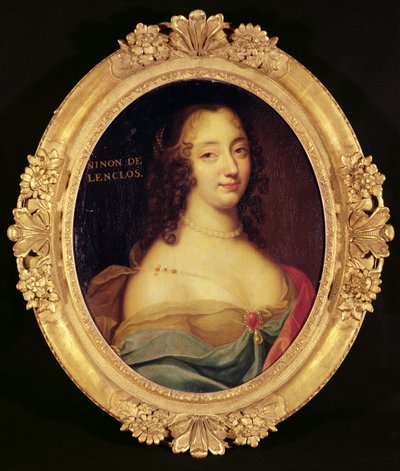 Ninon de Lenclos (1616-1706) von Louis Ferdinand Elle